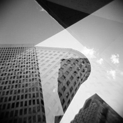 in-camera double exposure